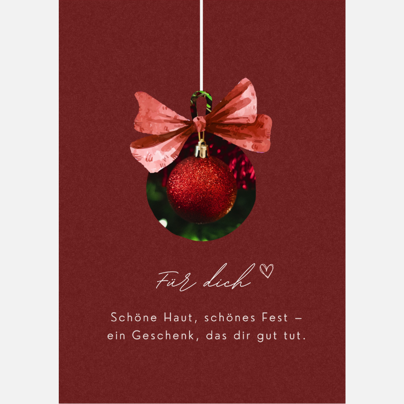 Mini-Geschenkset 'Für Dich' - Karte + koreanische Sheet-Maske