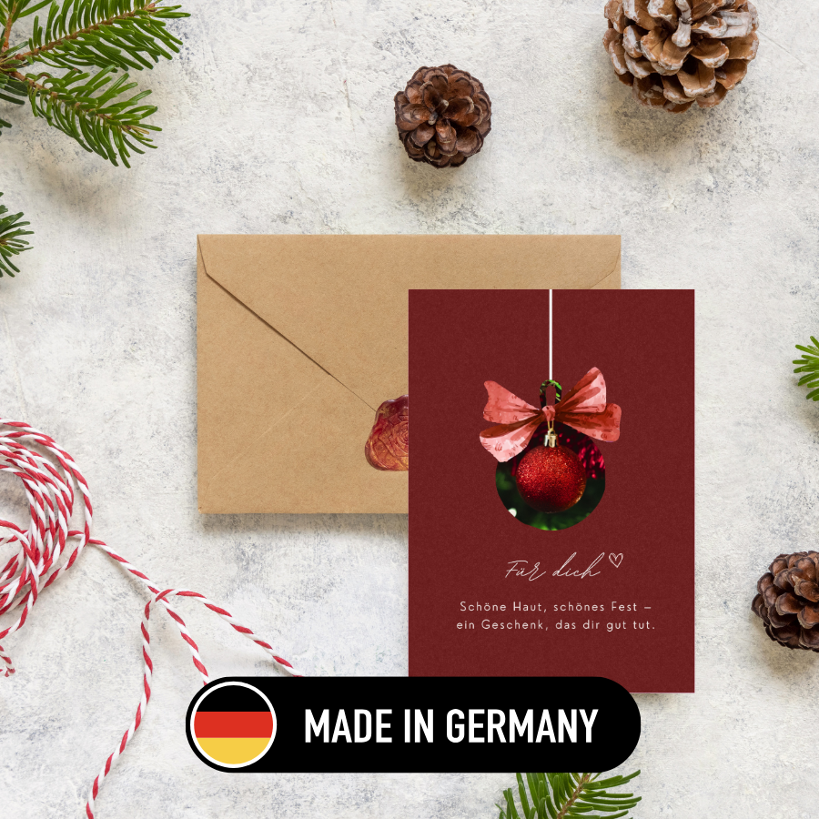 Mini-Geschenkset 'Für Dich' - Karte + koreanische Sheet-Maske