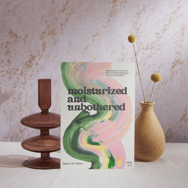 Mini-Geschenkset 'moisturized' - Karte + koreanische Sheet-Maske