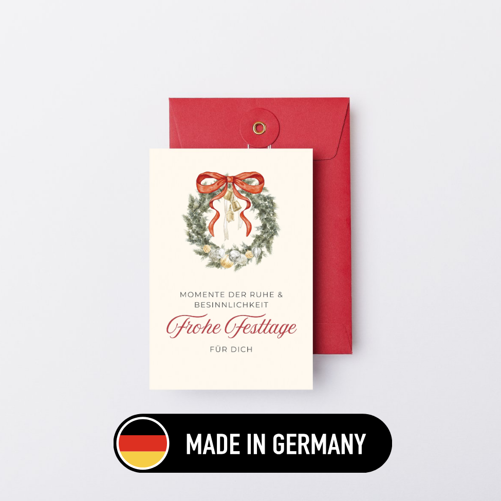 Mini-Geschenkset 'Momente der Ruhe' - Karte + koreanische Sheet-Maske