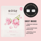 Mini-Geschenkset 'Ein kleiner Weihnachtsgruß' - Karte + koreanische Sheet-Maske