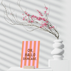 Mini-Geschenkset 'Hallo Skincare' - Karte + koreanische Sheet-Maske