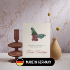 Mini-Geschenkset 'Frohe Feiertage' - Karte + koreanische Sheet-Maske