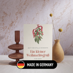 Mini-Geschenkset 'Ein kleiner Weihnachtsgruß' - Karte + koreanische Sheet-Maske