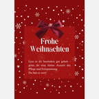 Mini-Geschenkset „Frohe Weihnachten“ - Karte + koreanische Sheet-Maske
