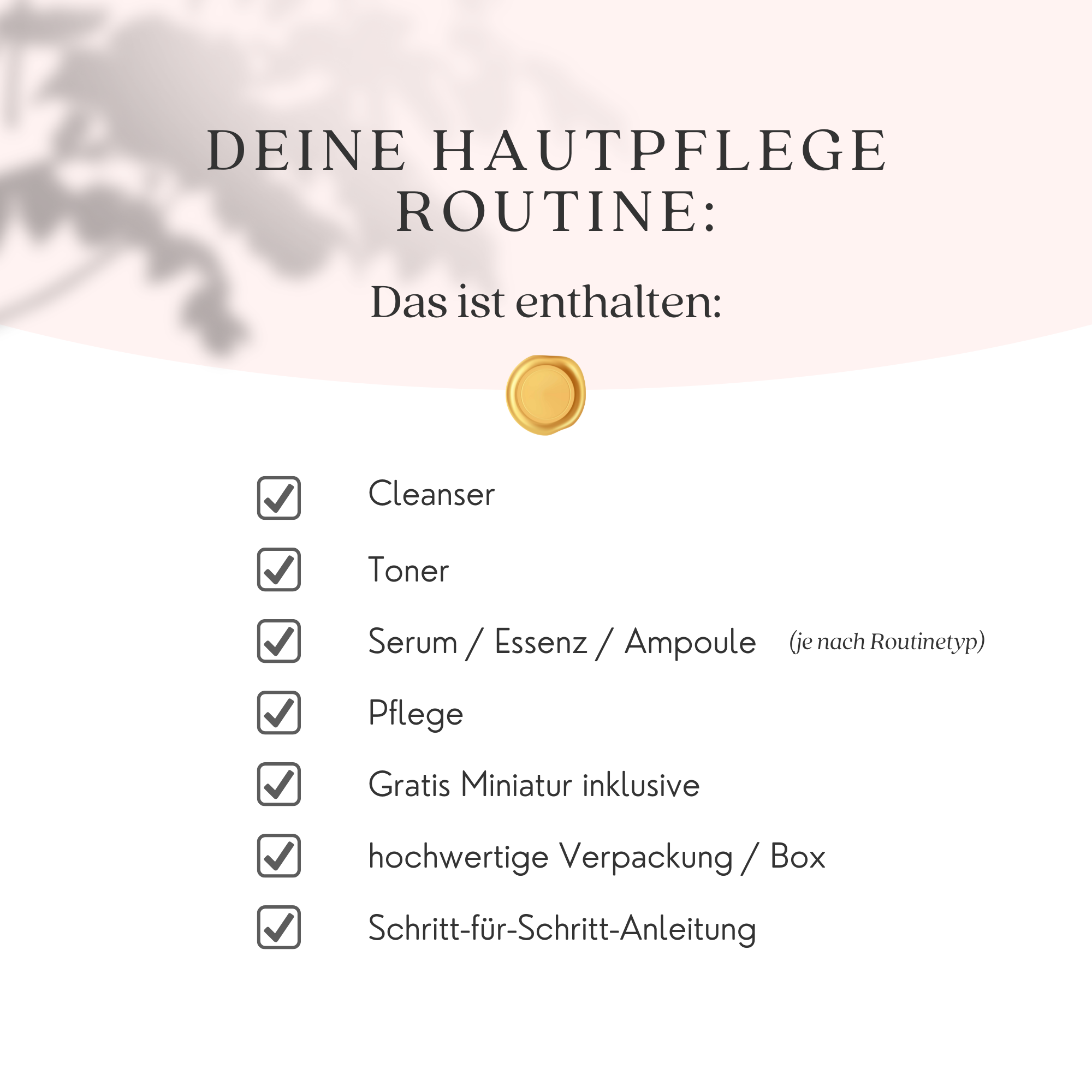 Abendroutine 'Glow Balance': Vitamin C, Hyaluronsäure, Niacinamid