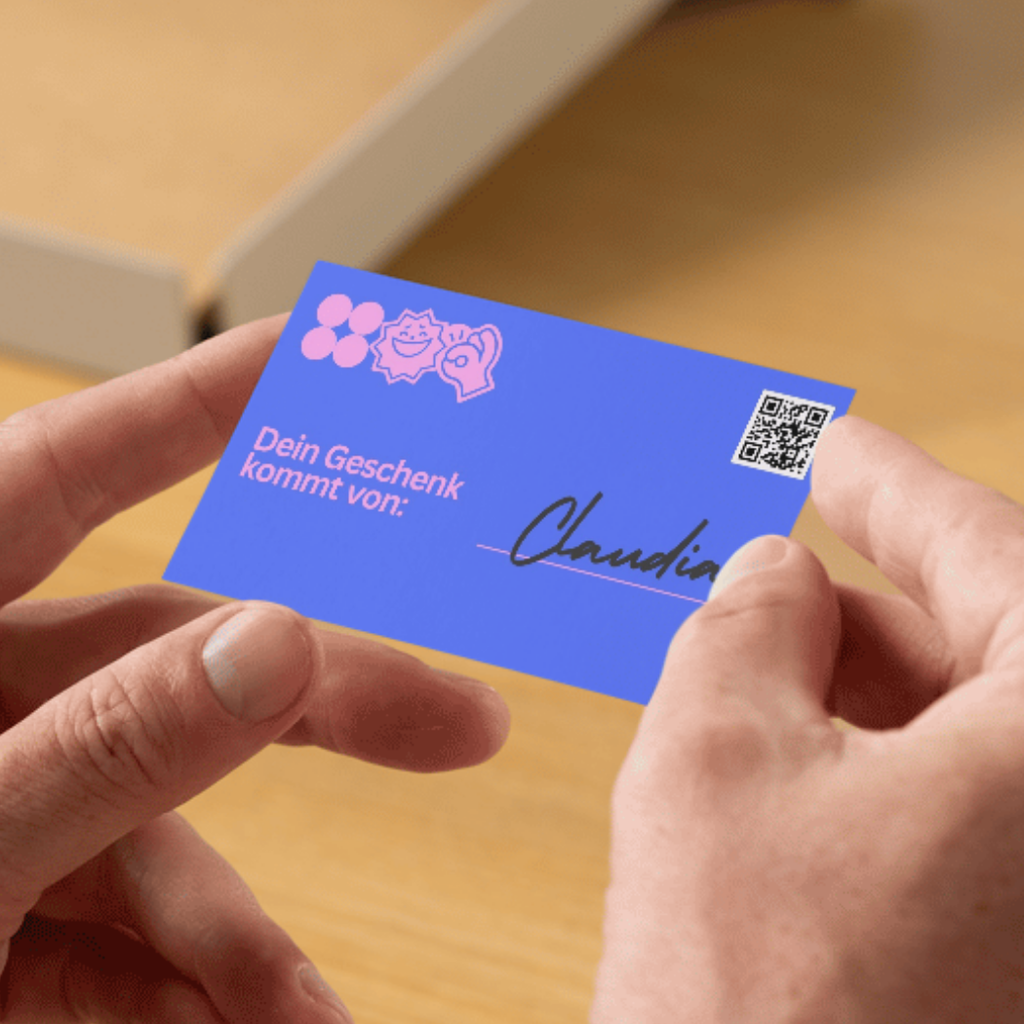 Mini-Geschenkset 'Ho Ho Skincare' - Karte + koreanische Sheet-Maske