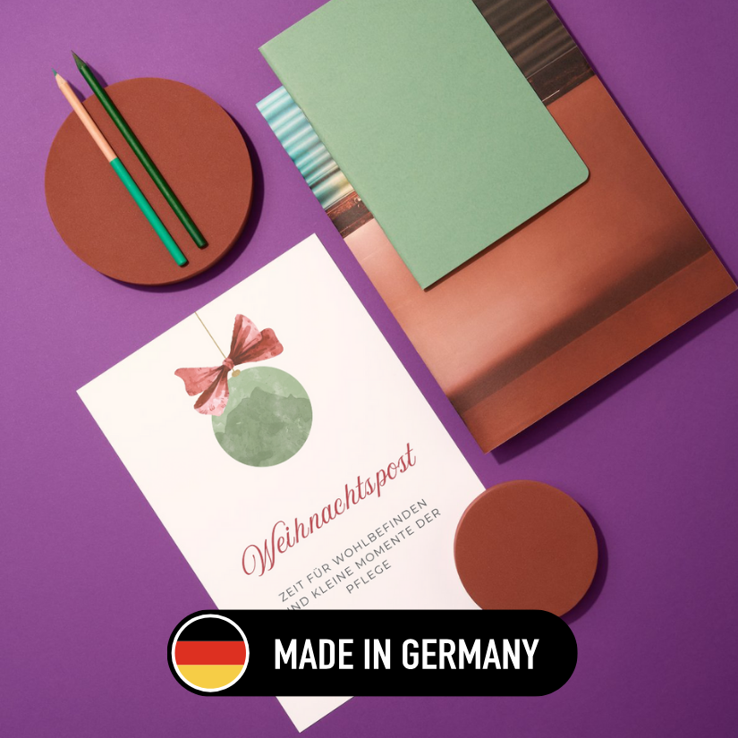 Mini-Geschenkset 'Weihnachtspost' - Karte + koreanische Sheet-Maske
