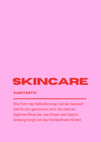 Mini-Geschenkset 'Skincare' - Karte + koreanische Sheet-Maske