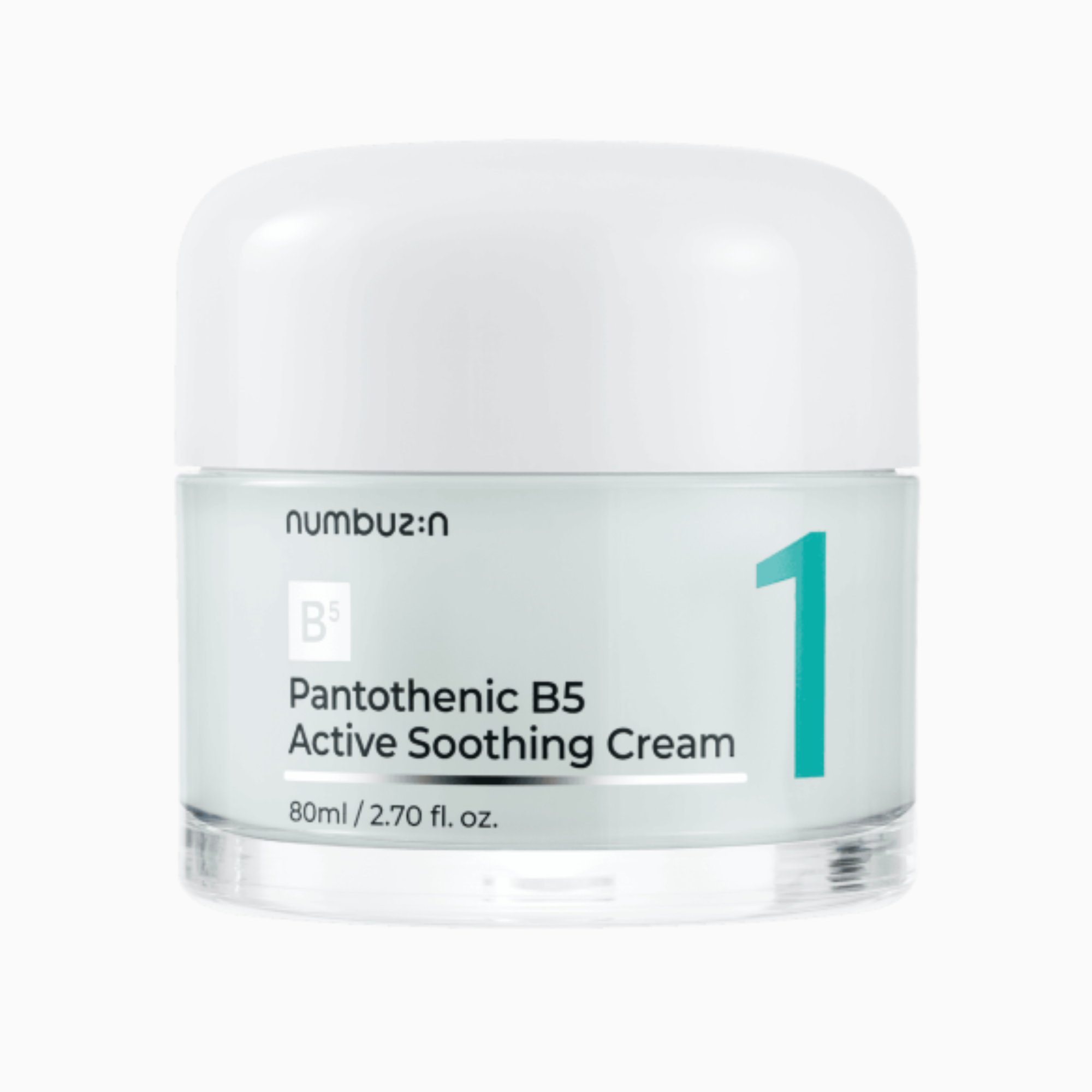 Numbuzin No.1 Pantothenic Active Soothing Cream mit Vitamin B5 80 ml