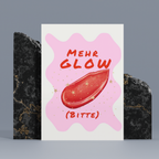 Mini-Geschenkset 'MEHR GLOW BITTE' - Karte + koreanische Sheet-Maske