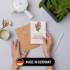 Mini-Geschenkset 'Ein kleiner Weihnachtsgruß' - Karte + koreanische Sheet-Maske