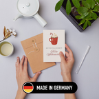 Mini-Geschenkset 'Weihnachtskakao' - Karte + koreanische Sheet-Maske