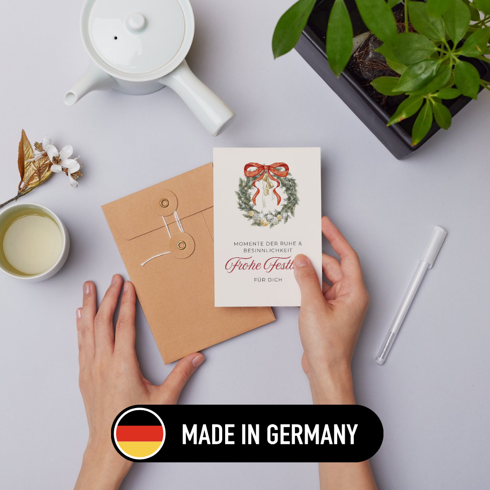 Mini-Geschenkset 'Momente der Ruhe' - Karte + koreanische Sheet-Maske