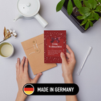 Mini-Geschenkset „Frohe Weihnachten“ - Karte + koreanische Sheet-Maske