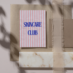 Mini-Geschenkset 'SKINCARE CLUB' - Karte + koreanische Sheet-Maske