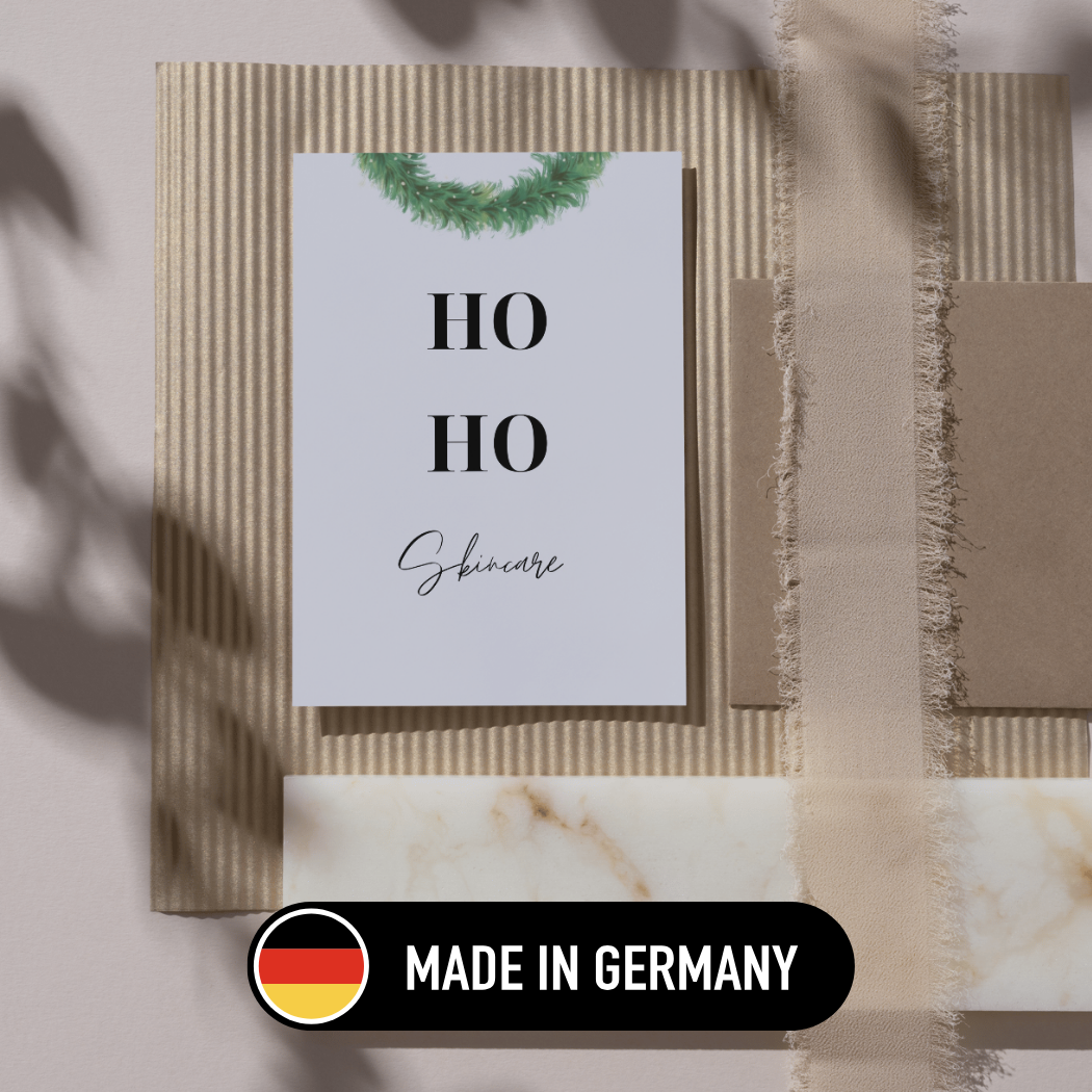 Mini-Geschenkset 'Ho Ho Skincare' - Karte + koreanische Sheet-Maske