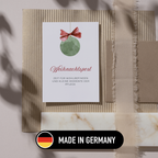 Mini-Geschenkset 'Weihnachtspost' - Karte + koreanische Sheet-Maske