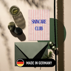 Mini-Geschenkset 'SKINCARE CLUB' - Karte + koreanische Sheet-Maske