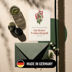 Mini-Geschenkset 'Ein kleiner Weihnachtsgruß' - Karte + koreanische Sheet-Maske