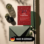 Mini-Geschenkset „Frohe Weihnachten“ - Karte + koreanische Sheet-Maske