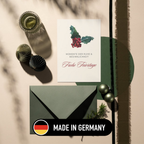 Mini-Geschenkset 'Frohe Feiertage' - Karte + koreanische Sheet-Maske