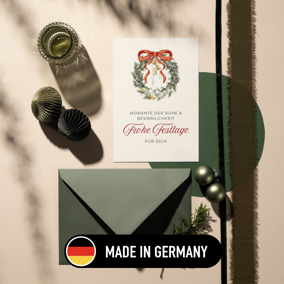 Mini-Geschenkset 'Momente der Ruhe' - Karte + koreanische Sheet-Maske