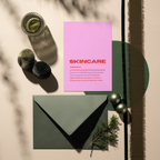 Mini-Geschenkset 'Skincare' - Karte + koreanische Sheet-Maske