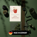 Mini-Geschenkset 'Weihnachtskakao' - Karte + koreanische Sheet-Maske