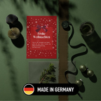 Mini-Geschenkset „Frohe Weihnachten“ - Karte + koreanische Sheet-Maske