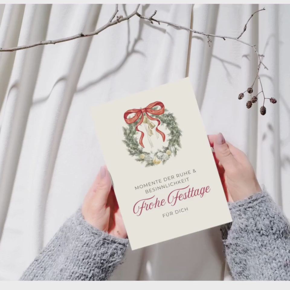 Mini-Geschenkset 'Momente der Ruhe' - Karte + koreanische Sheet-Maske