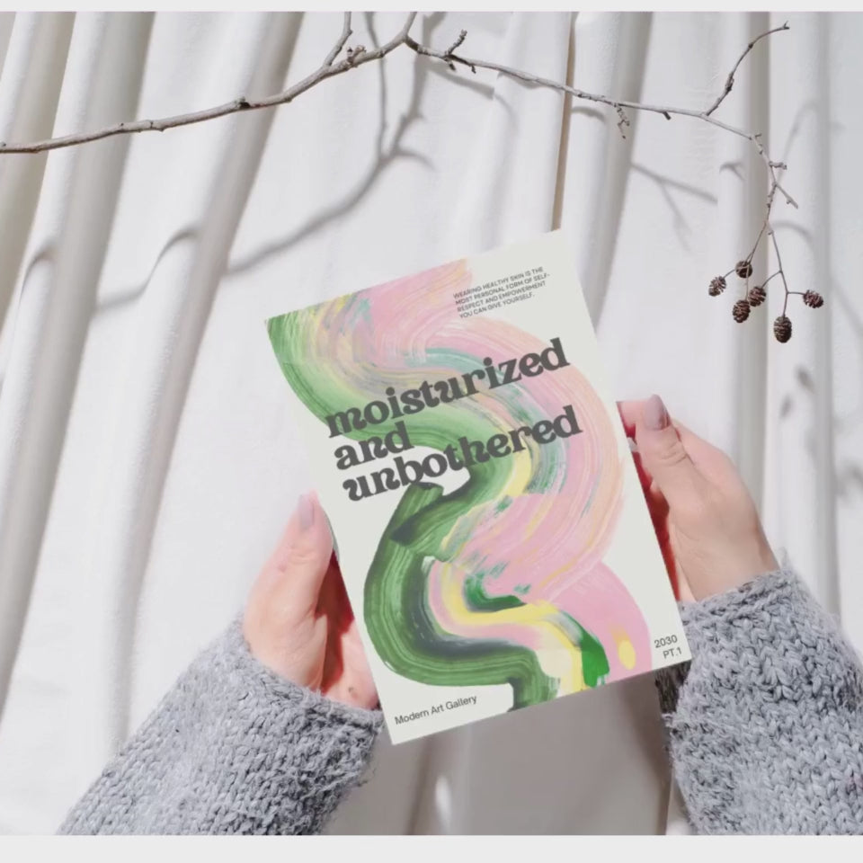 Mini-Geschenkset 'moisturized' - Karte + koreanische Sheet-Maske