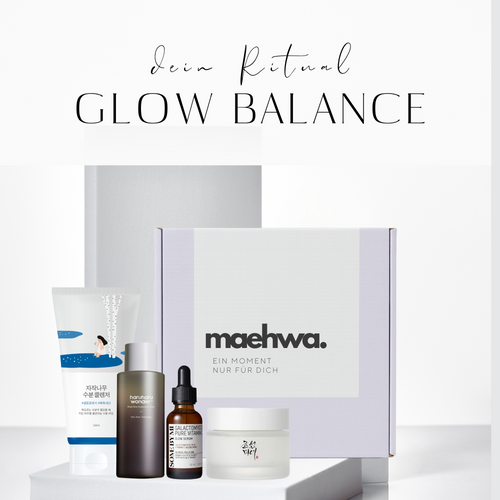 Abendroutine 'Glow Balance': Vitamin C, Hyaluronsäure, Niacinamid