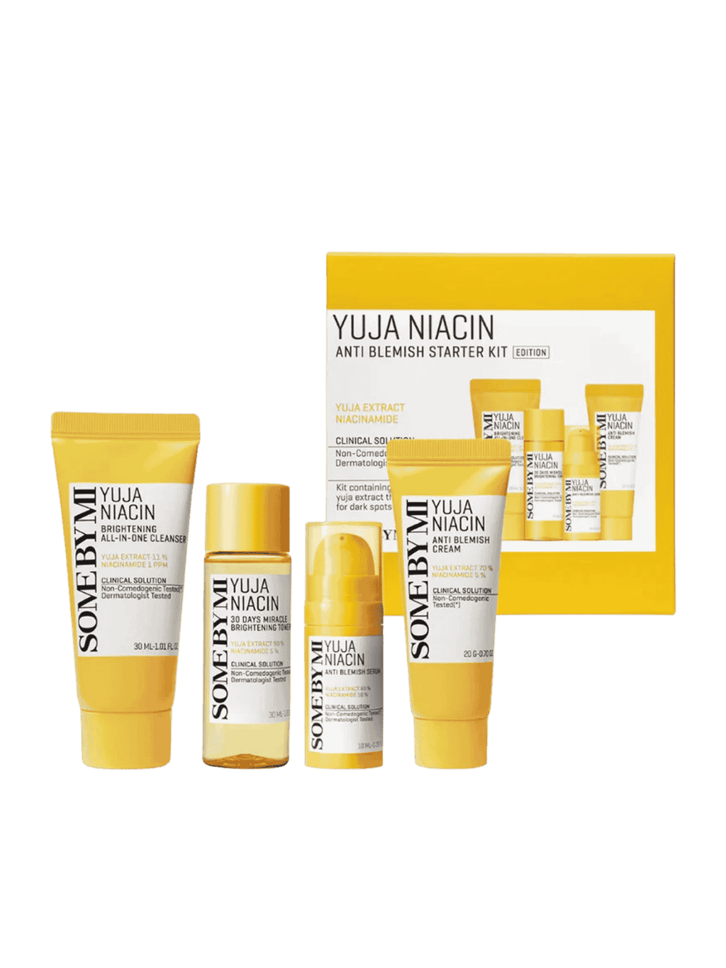 SOMEBYMI Yuja Niacin Anti Blemish Mini Kit