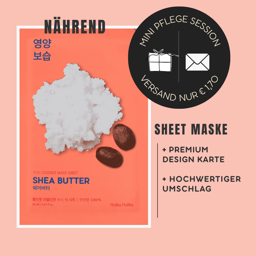 Mini-Geschenkset 'Ho Ho Skincare' - Karte + koreanische Sheet-Maske
