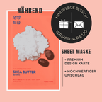 Mini-Geschenkset 'Ho Ho Skincare' - Karte + koreanische Sheet-Maske