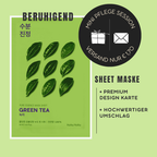 Mini-Geschenkset 'Ho Ho Skincare' - Karte + koreanische Sheet-Maske