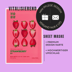 Mini-Geschenkset 'Ho Ho Skincare' - Karte + koreanische Sheet-Maske